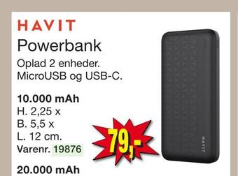 Harald Nyborg Powerbank tilbud