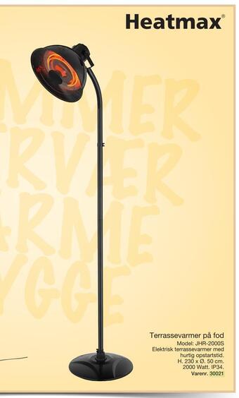 Harald Nyborg Terrassevarmer på fod tilbud