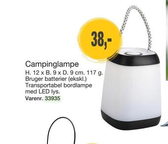 Harald Nyborg Campinglampe pe tilbud