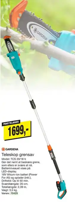 Teleskop grensav