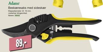 Harald Nyborg Beskæresaks med sideskær tilbud