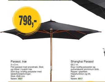 Harald Nyborg Parasol, træ tilbud