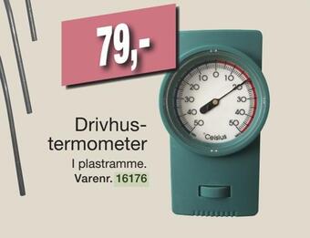 Harald Nyborg Drivhus termometer tilbud