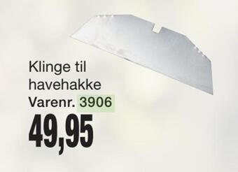 Klinge til havehakke