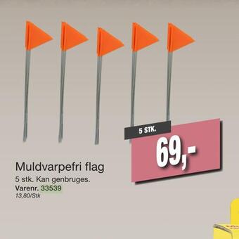 Harald Nyborg Muldvarpefri flag tilbud