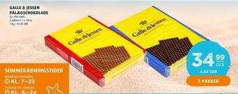 Scandinavian Park Galle & jessen pålægschokolade tilbud