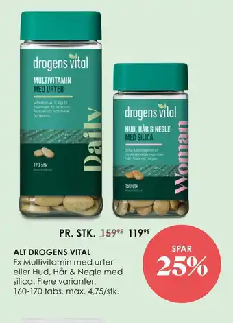 Matas Alt drogens vital tilbud
