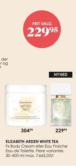 Matas Elizabeth arden white tea tilbud