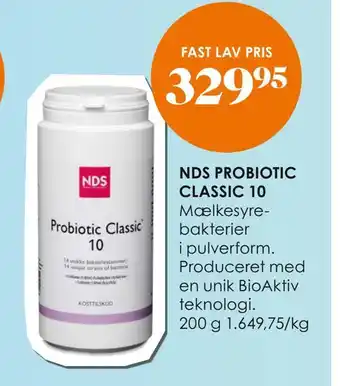 Matas Nds probiotic classic 10 tilbud
