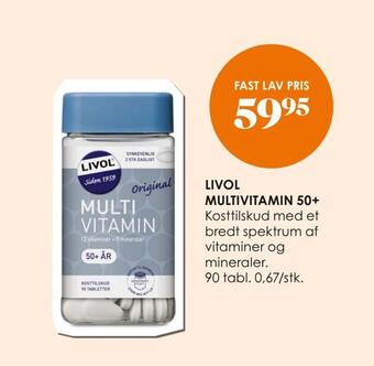 Matas Livol multivitamin 50+ tilbud
