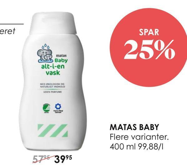 Matas baby tilbud hos Matas