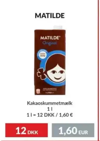 Nielsen's Discount Matilde kakaomælk tilbud