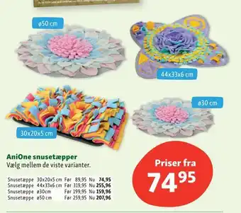 Maxi Zoo Anione snusetæpper tilbud