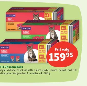 Maxi Zoo Fit + fun menuboks tilbud