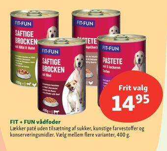 Maxi Zoo Fit + fun vådfoder tilbud