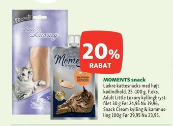 Maxi Zoo Moments snack tilbud
