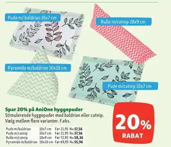 Maxi Zoo Spar 20% på anione hyggepuder tilbud