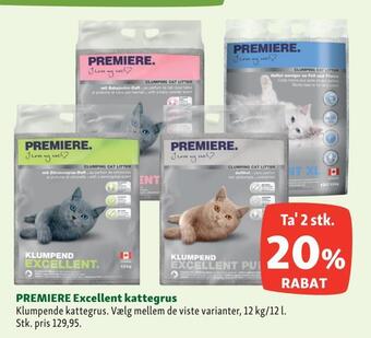 Maxi Zoo Premiere excellent kattegrus tilbud