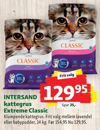 Maxi Zoo Intersand kattegrus extreme classic tilbud