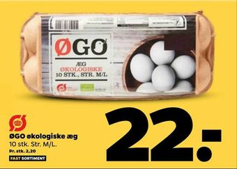Netto ØGO økologiske æg tilbud