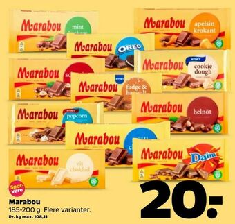 Netto Marabou tilbud