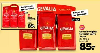 Netto Gevalia original formalet kaffe tilbud
