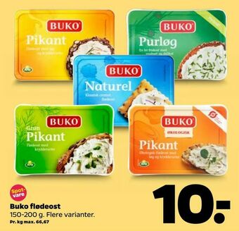 Netto Buko flødeost tilbud