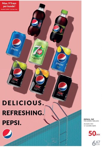 Nielsen's Discount Pepsi el. 7up tilbud