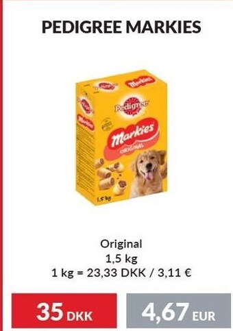 Nielsen's Discount Pedigree markies tilbud