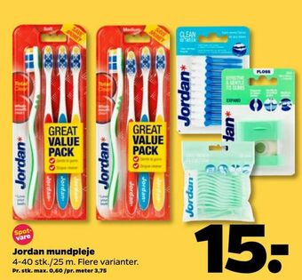 Netto Jordan mundpleje tilbud