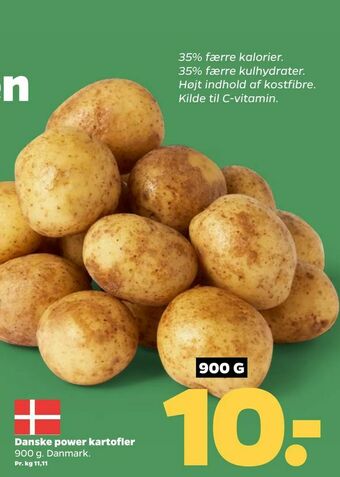 Netto Danske power kartofler tilbud
