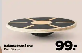 Netto Balancebræt i træ tilbud