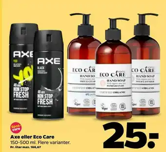 Netto Axe eller Eco Care tilbud
