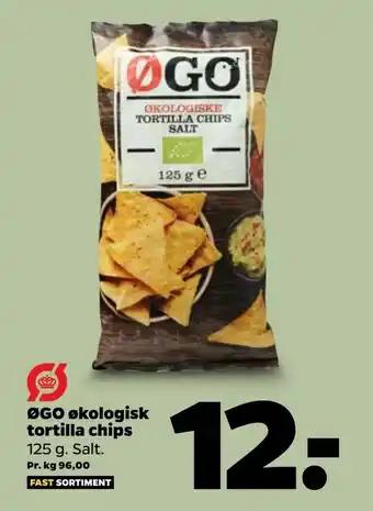ØGO økologisk tortilla chips