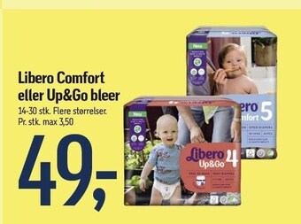 Føtex Libero comfort eller up&go bleer tilbud