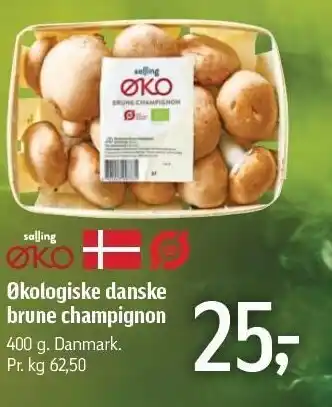 Føtex Salling øko økologiske danske brune champignon tilbud