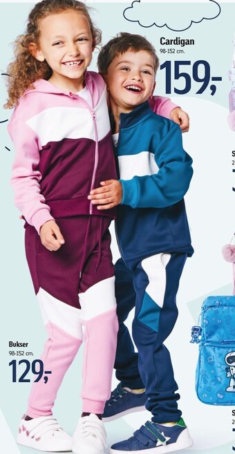 Føtex Cardigan el. bukser tilbud
