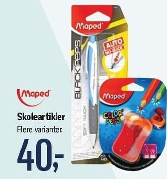 Maped skoleartikler - flere varianter