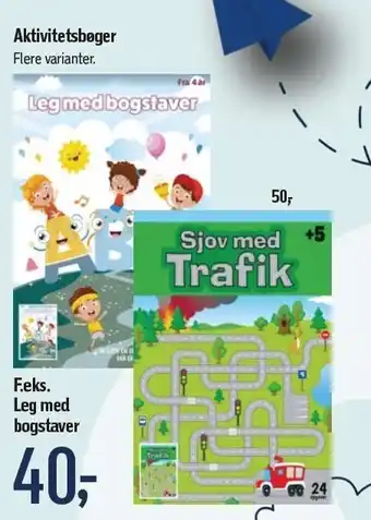 Føtex Aktivitetsbøger - flere varianter tilbud