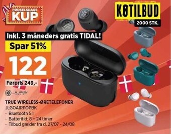 Power Jlab true wireless-øretelefoner tilbud