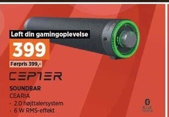 Power Cepter soundbar tilbud