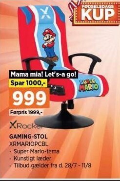 Power Rocker gaming-stol tilbud