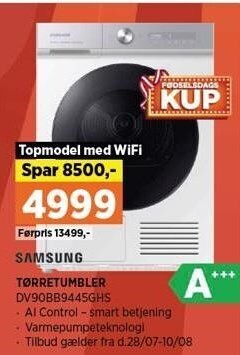 Power Samsung tørretumbler tilbud