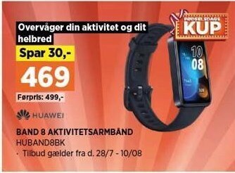 Power Huawei band 8 aktivitetsarmbånd tilbud