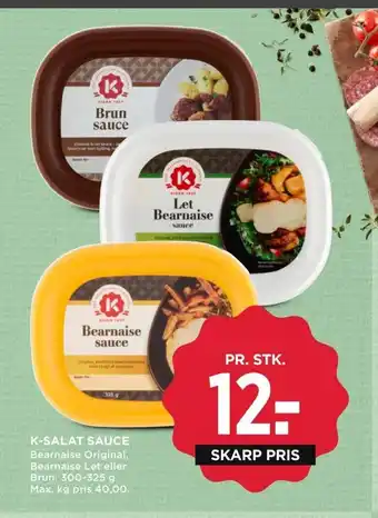 MENY K-SALAT SAUCE Bearnaise tilbud