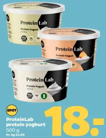 Netto Protein lab yoghurt original tilbud