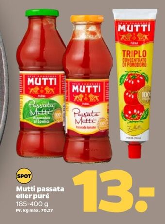 Netto Mutti tomatkoncentrat tilbud