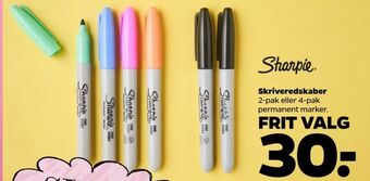Netto Sharpie tusser tilbud