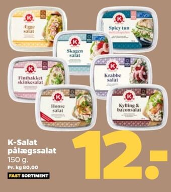 Netto K-salat krabbesalat tilbud