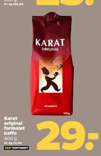 Netto Original kaffe formalet tilbud